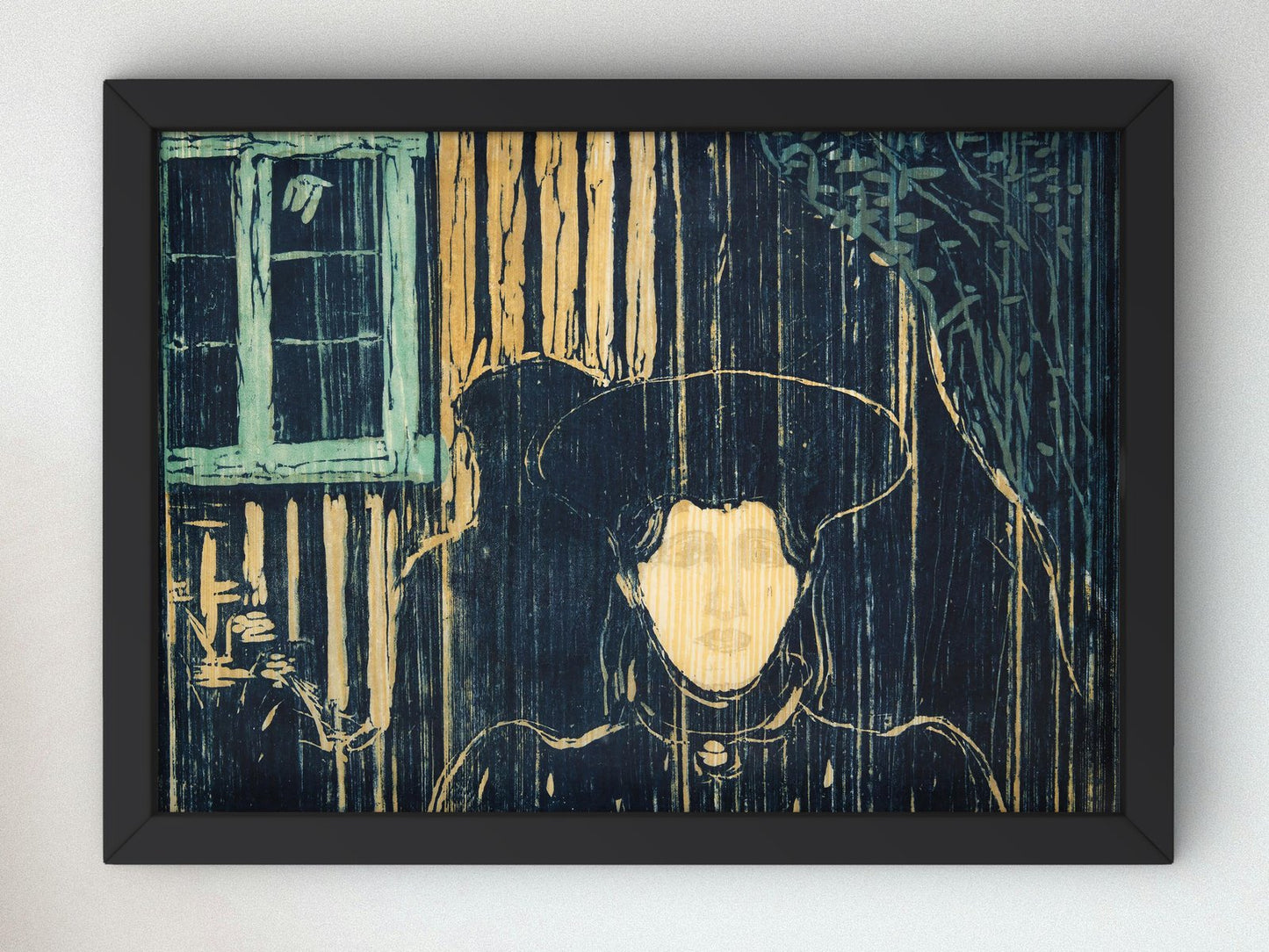 Moonlight by Edvard Munch, 1896, Expressionism and Fauvism, fine art print