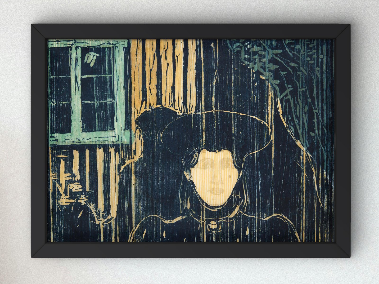 Moonlight by Edvard Munch, 1896, Expressionism and Fauvism, fine art print