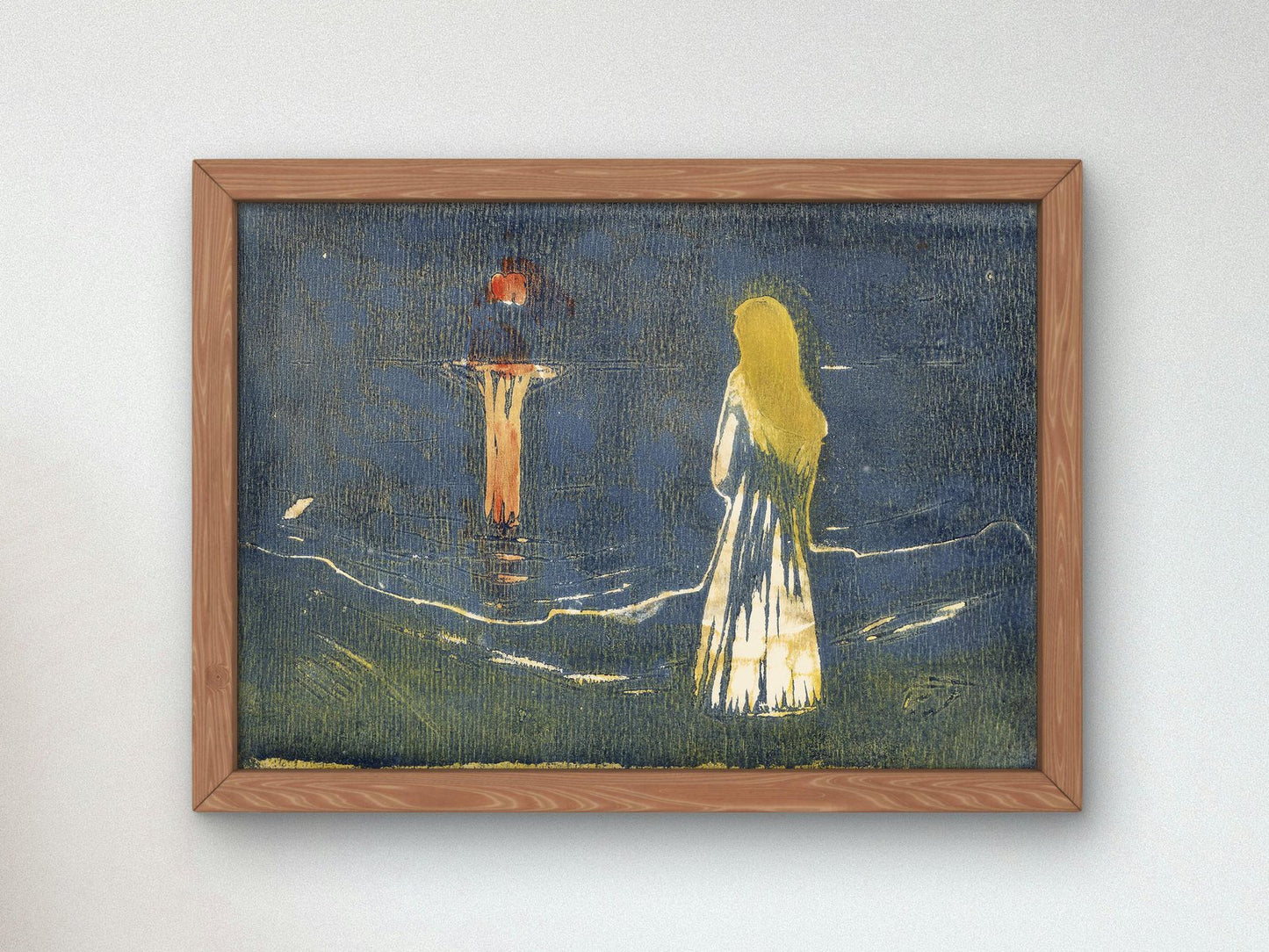 Moonlight on the Sea by Edvard Munch, 1912, Expressionism and Fauvism, fine art print