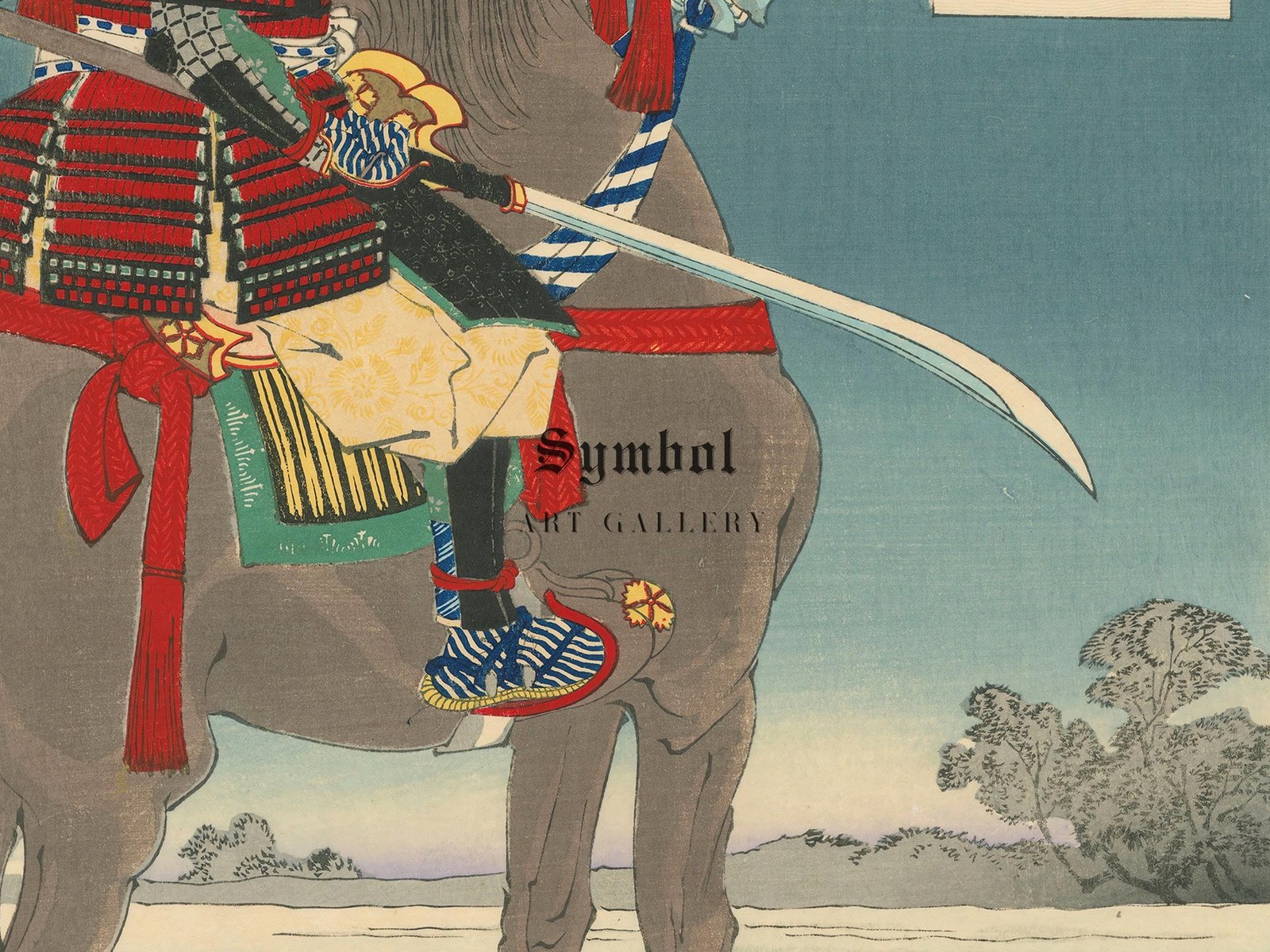 Moonlight Patrol by Tsukioka Yoshitoshi, 1885, Japanese Woodblock Prints, fine art print