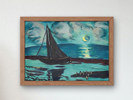 Max Beckmann painting, 1938, Expressionism and Fauvism, fine art print