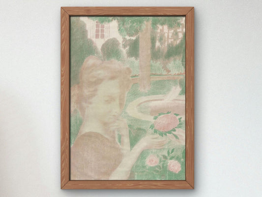 Morning Bouquet Tears by Maurice Denis, 1899, Art Nouveau and Belle Époque, fine art print