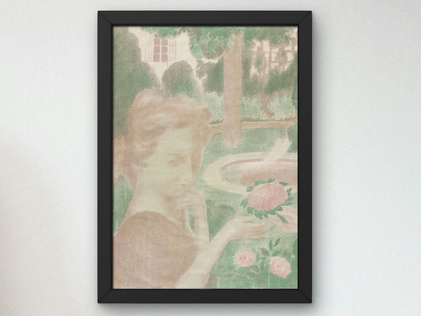 Morning Bouquet Tears by Maurice Denis, 1899, Art Nouveau and Belle Époque, fine art print