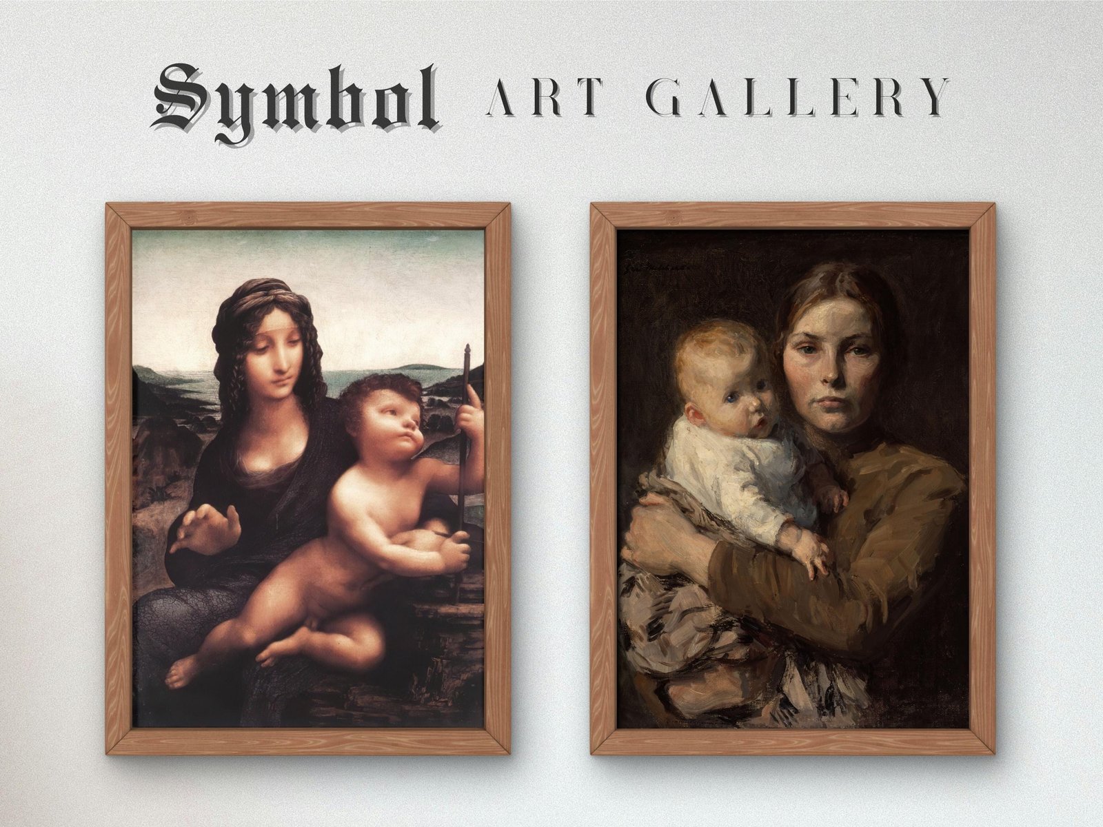 Mother and Child by Julius Gaari Melchers, 1906, Realism and Naturalism, fine art print
