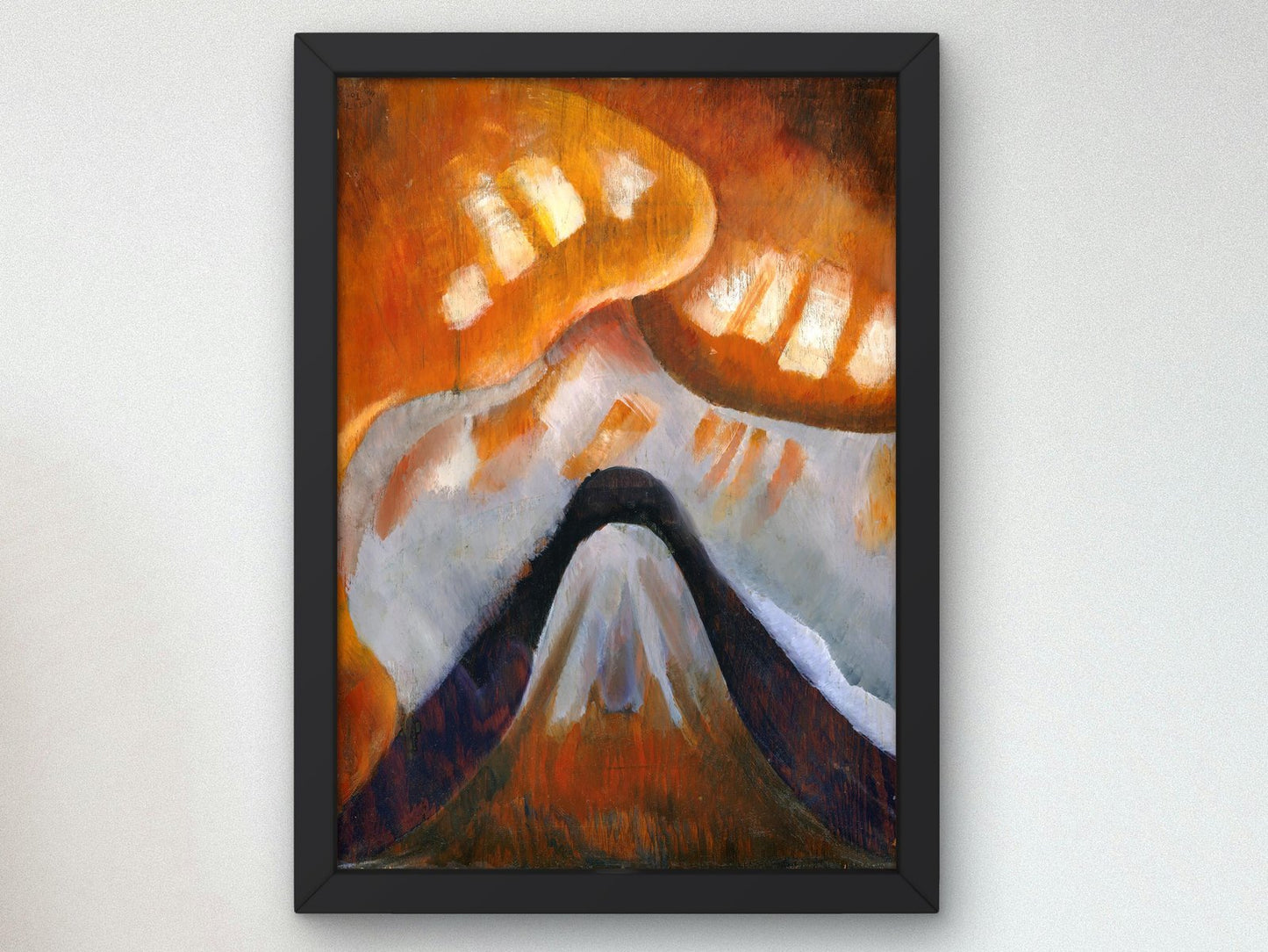 Mountain and Sky by Arthur Dove, 1925, Art Deco and American Modernism, fine art print