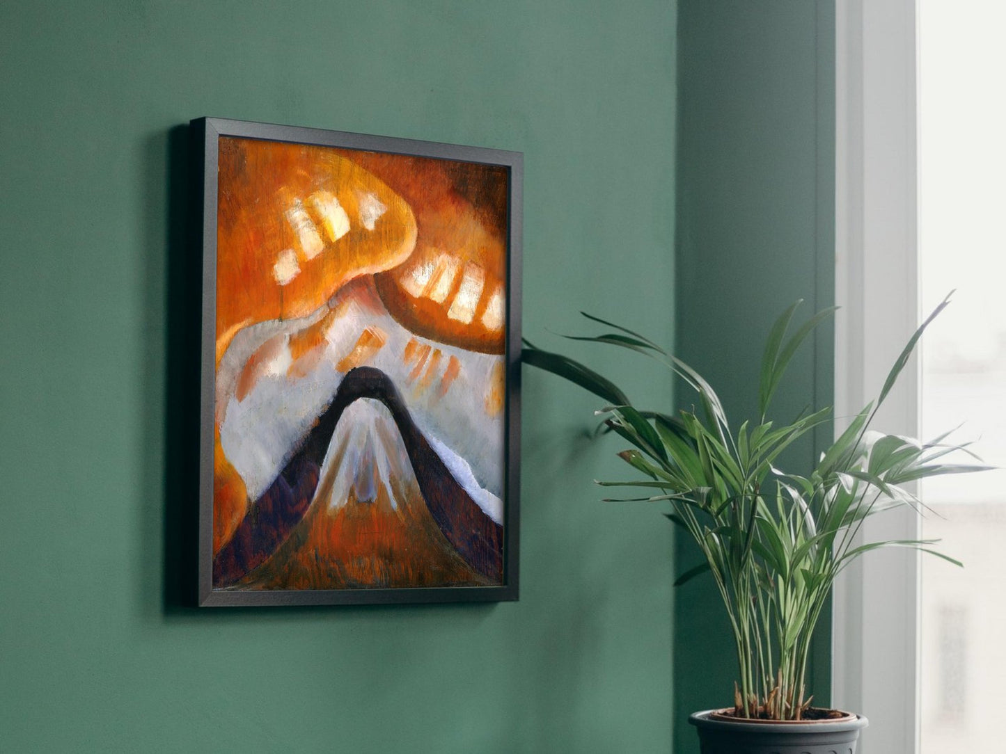Mountain and Sky by Arthur Dove, 1925, Art Deco and American Modernism, fine art print