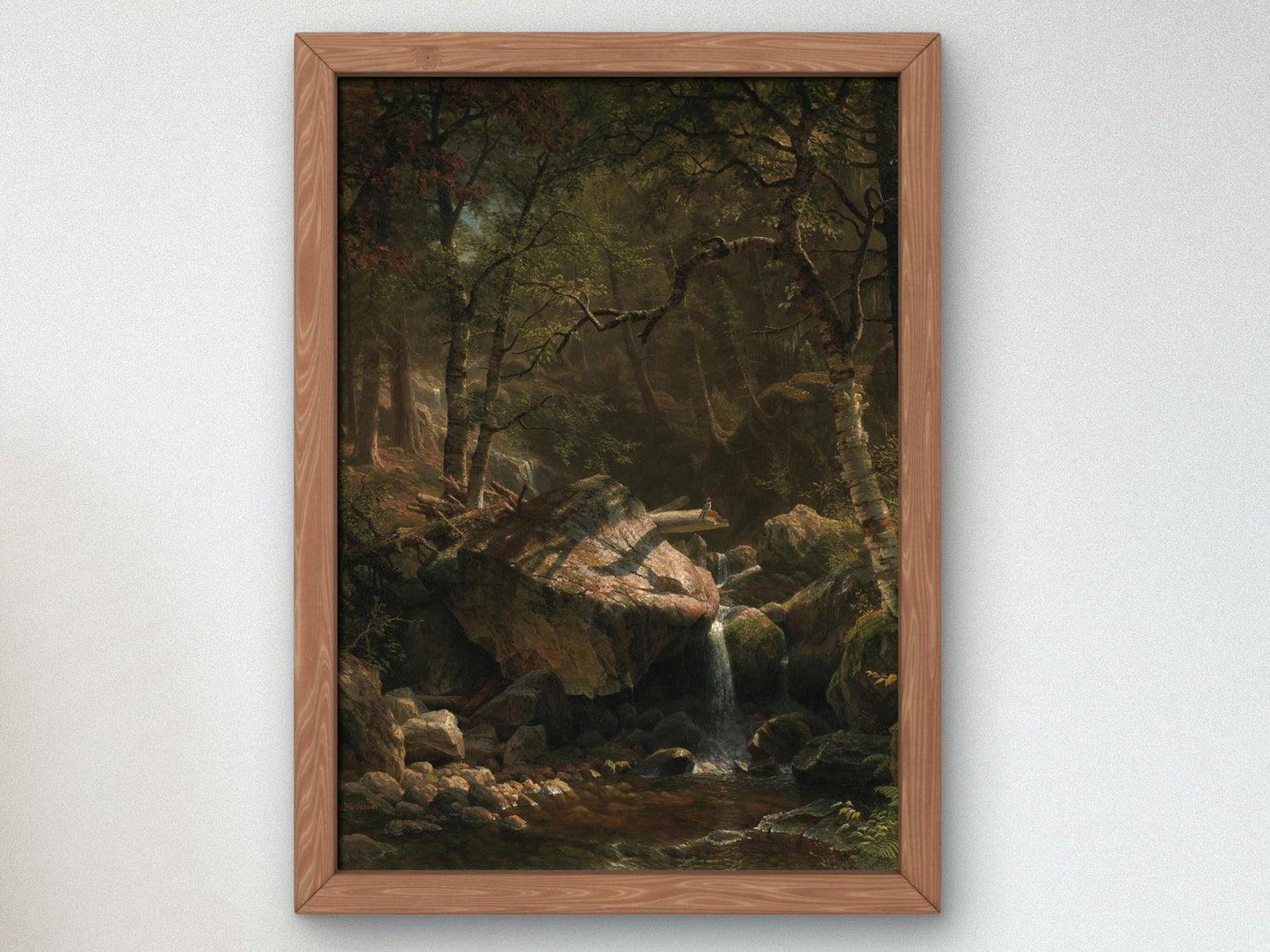 Mountain Brook by Albert Bierstadt, 1863, Romanticism and Classical Landscapes, fine art print