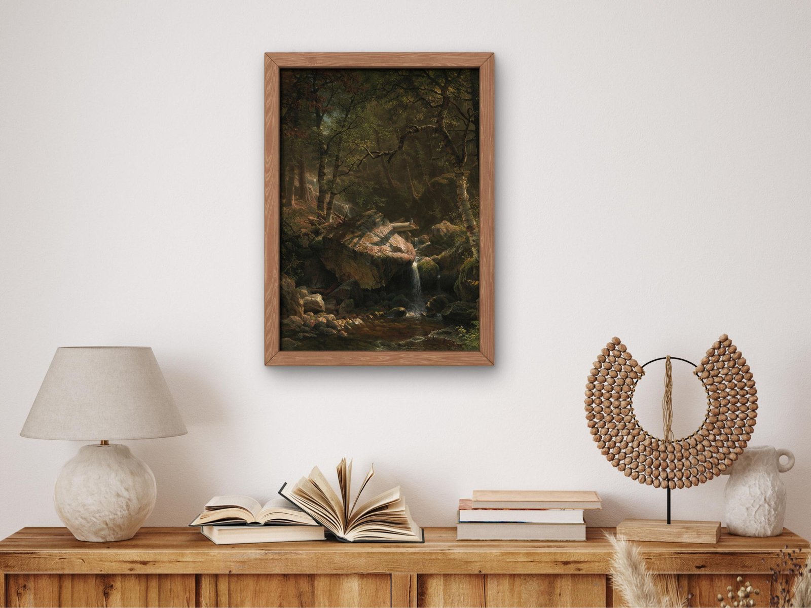 Mountain Brook by Albert Bierstadt, 1863, Romanticism and Classical Landscapes, fine art print