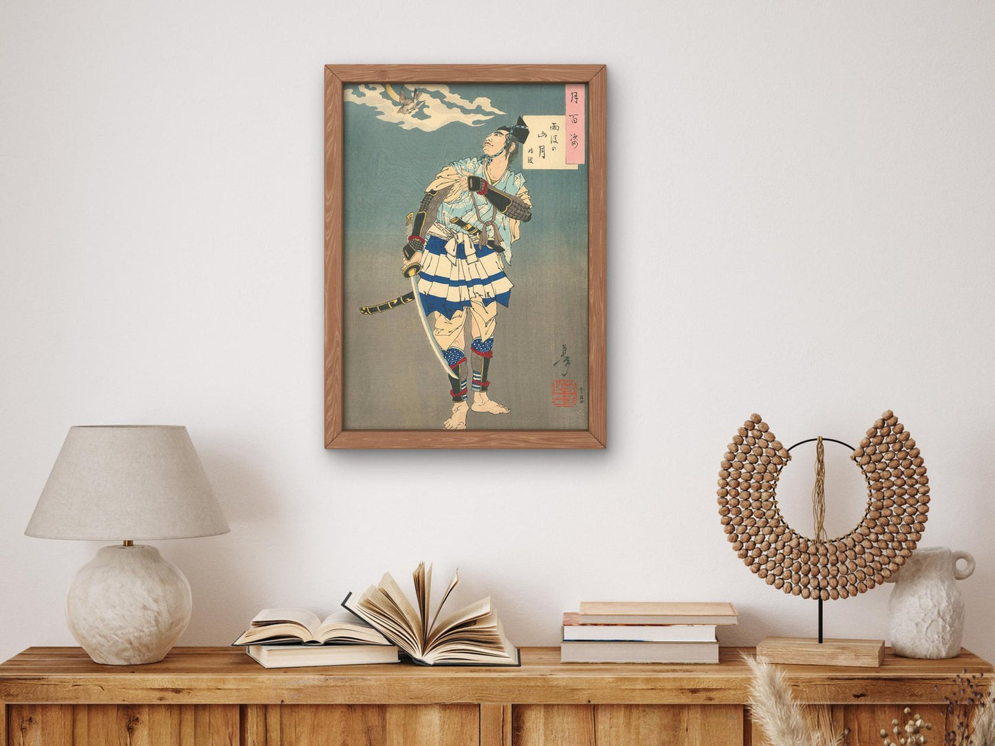 Mountain Moon after Rain by Tsukioka Yoshitoshi, 1885, Japanese Woodblock Prints, fine art print
