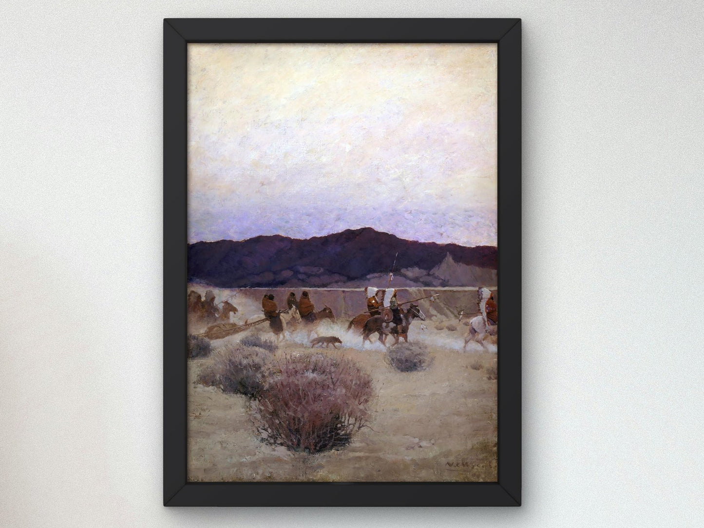 Moving Camp by N. C. Wyeth, 1908, Realism and Naturalism, fine art print