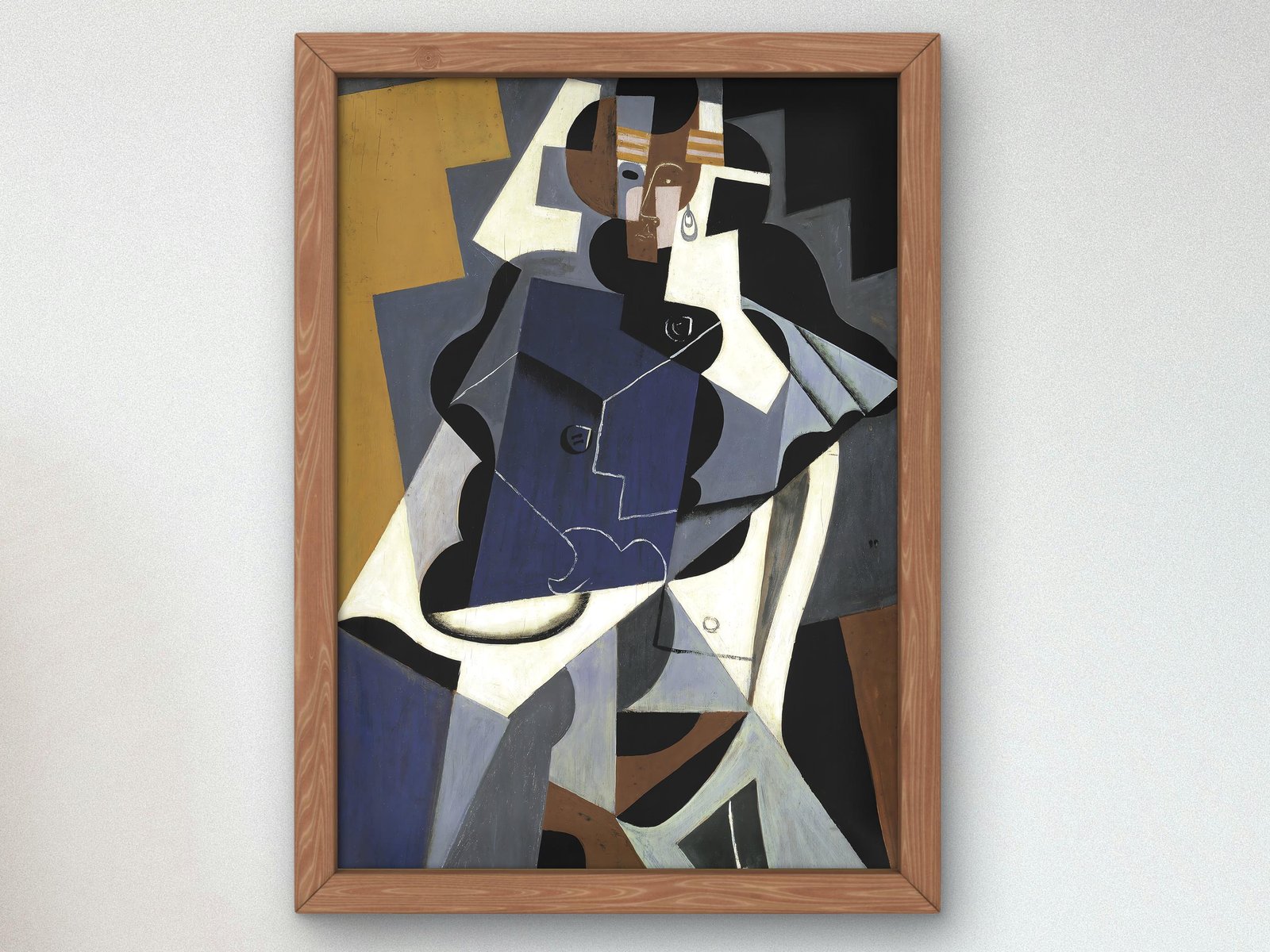 Mujer Sentada by Juan Gris, 1917, Cubism and Abstract Art, fine art print