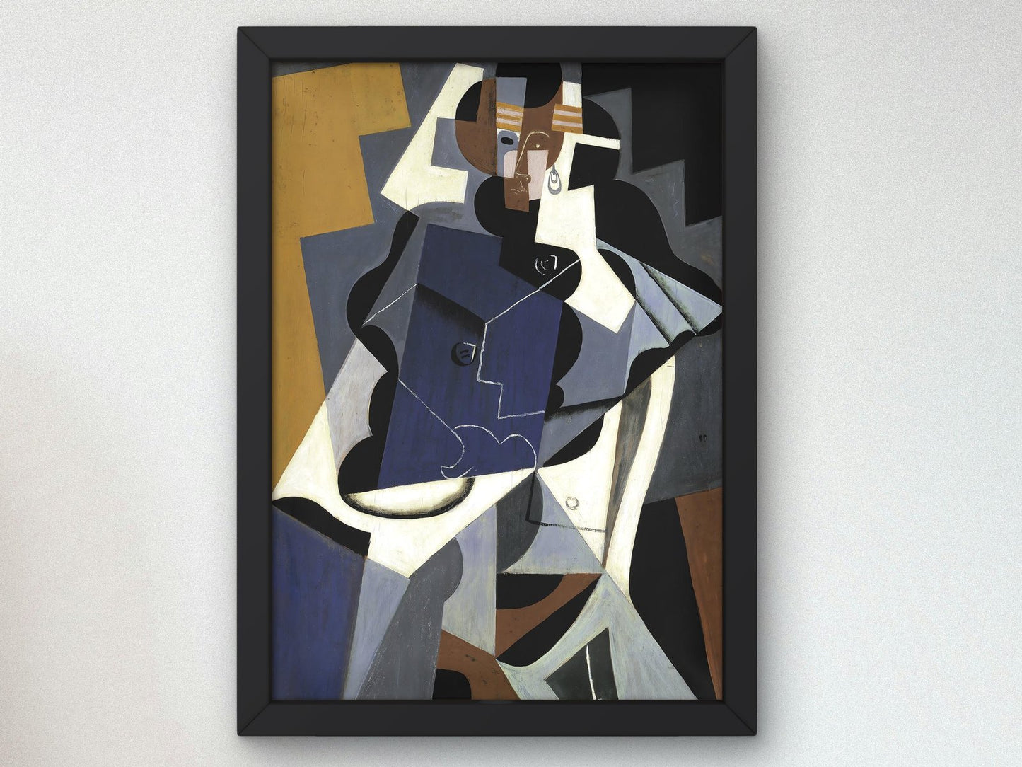 Mujer Sentada by Juan Gris, 1917, Cubism and Abstract Art, fine art print