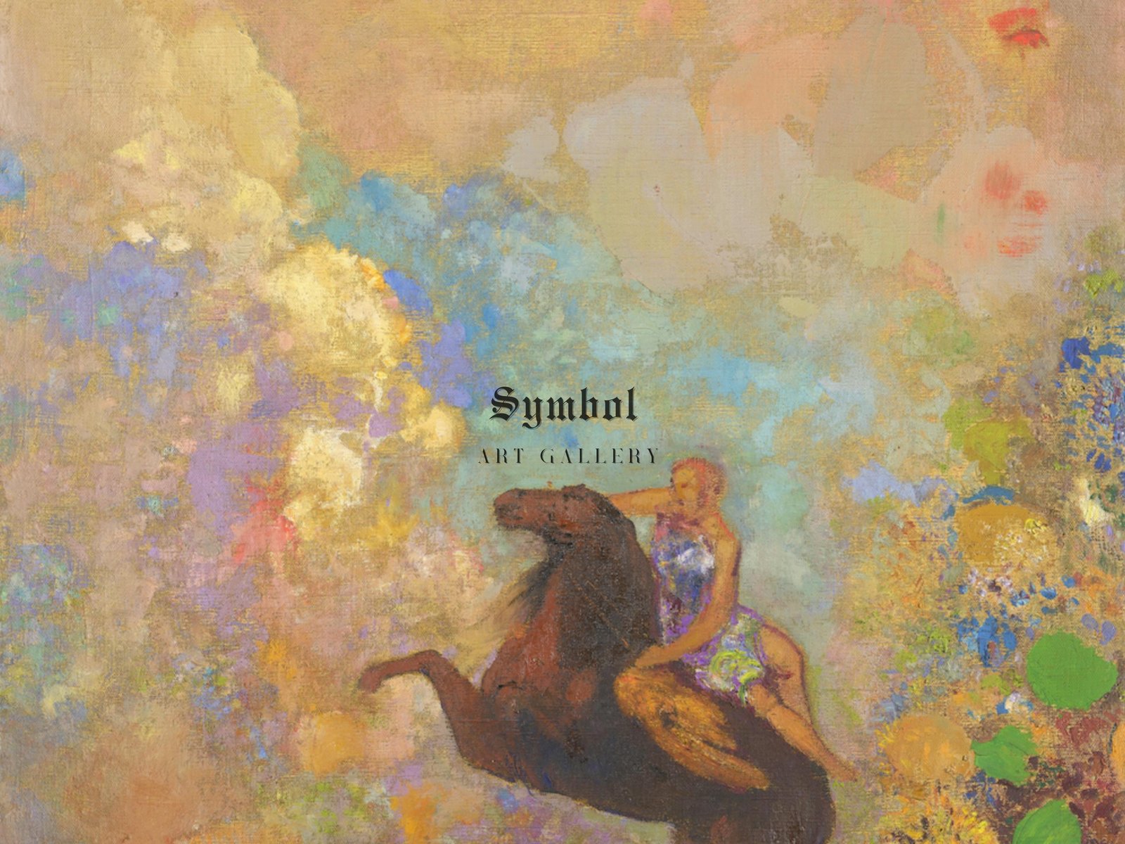 Muse on Pegasus by Odilon Redon, 1907, Pre-Raphaelites and Symbolism, fine art print