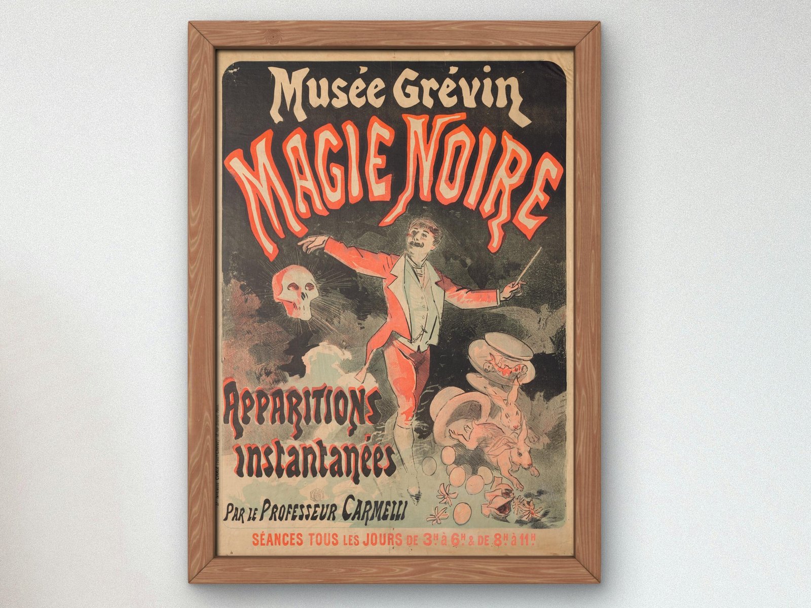 Musée Grévin Black Magic by Jules Chéret, 1887, Art Nouveau and Belle Époque, fine art print