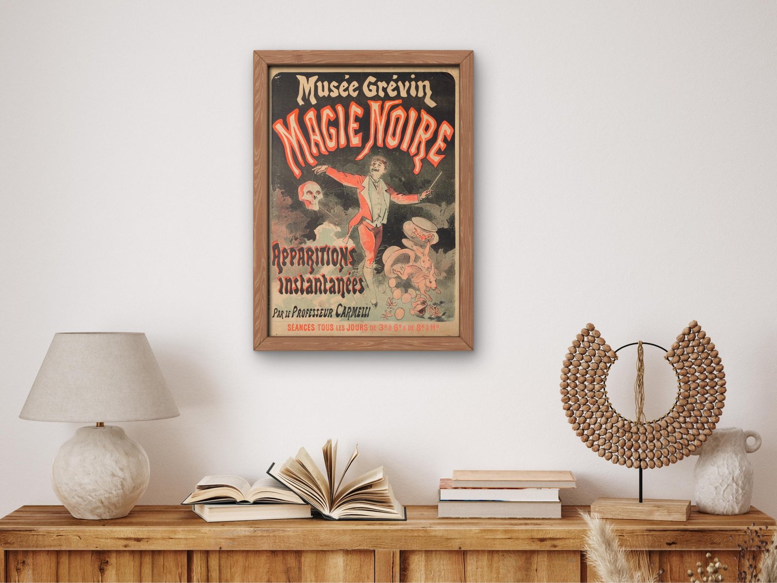 Musée Grévin Black Magic by Jules Chéret, 1887, Art Nouveau and Belle Époque, fine art print