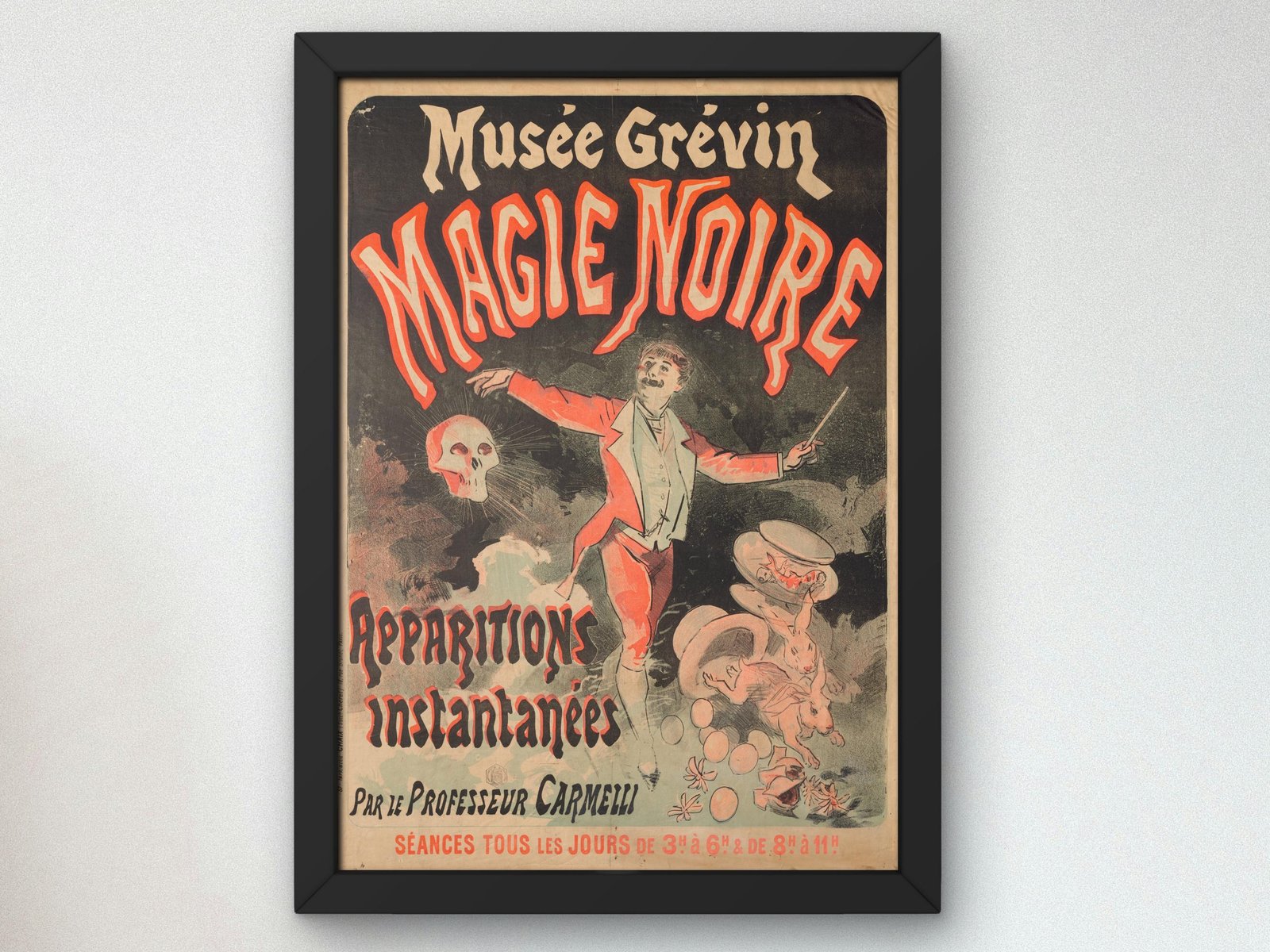 Musée Grévin Black Magic by Jules Chéret, 1887, Art Nouveau and Belle Époque, fine art print