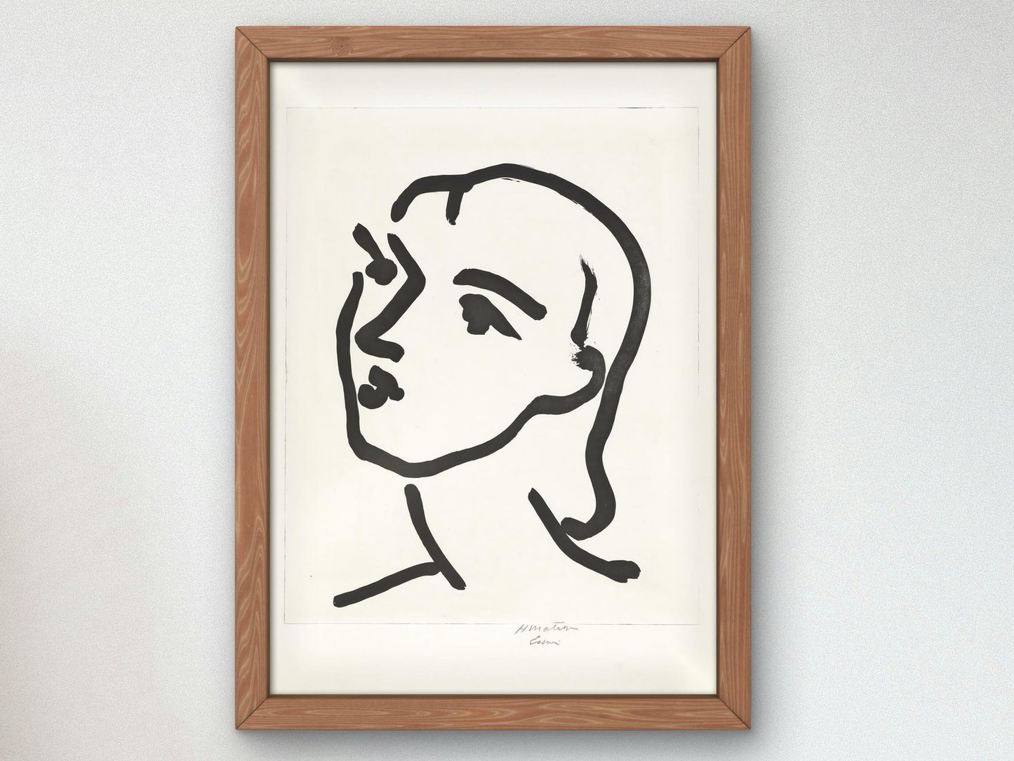 Nadia with the Smooth Hair by Henri Matisse, 1909, Expressionism and Fauvism, fine art print
