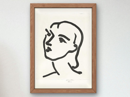 Nadia with the Smooth Hair by Henri Matisse, 1909, Expressionism and Fauvism, fine art print