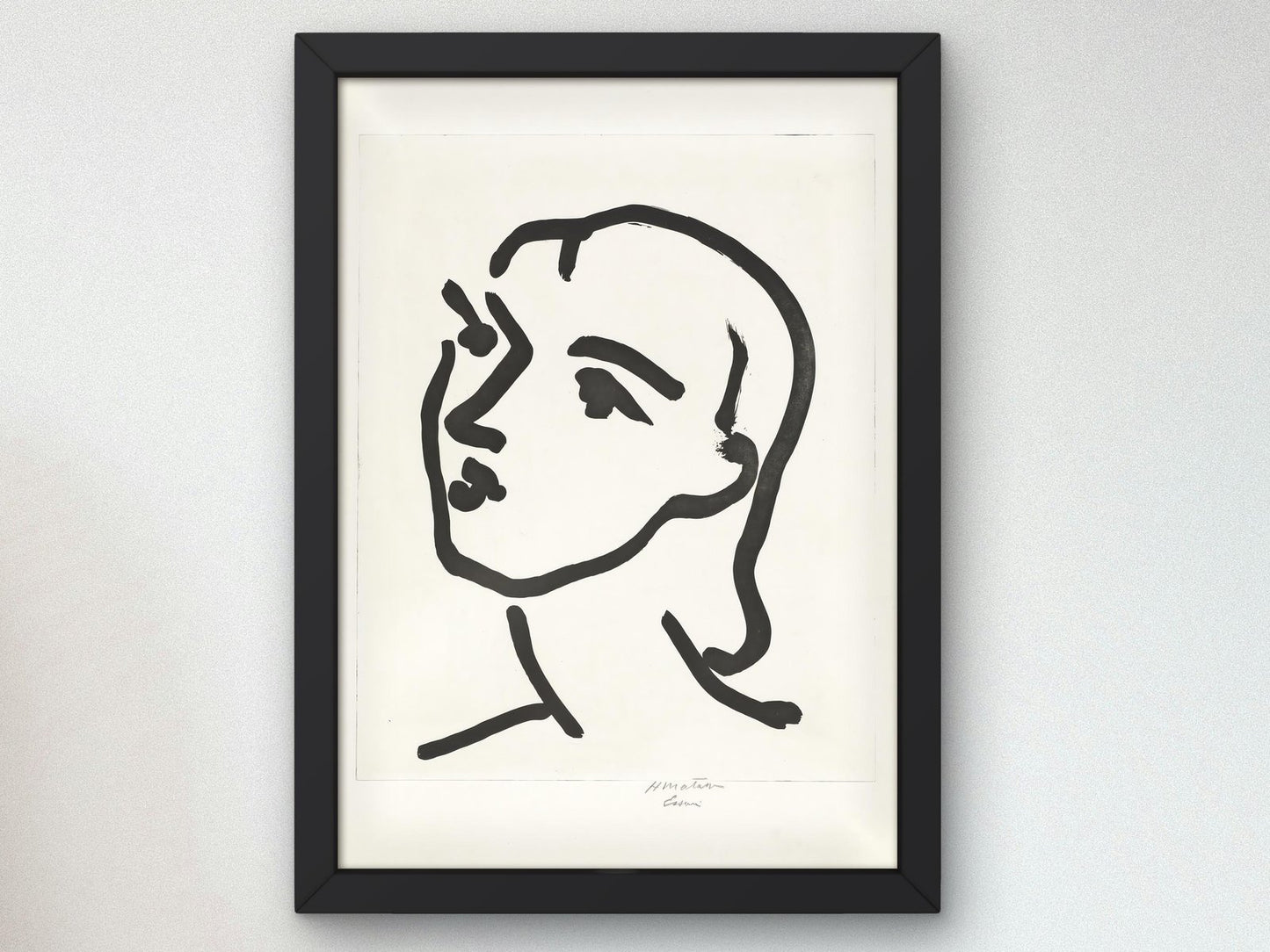 Nadia with the Smooth Hair by Henri Matisse, 1909, Expressionism and Fauvism, fine art print