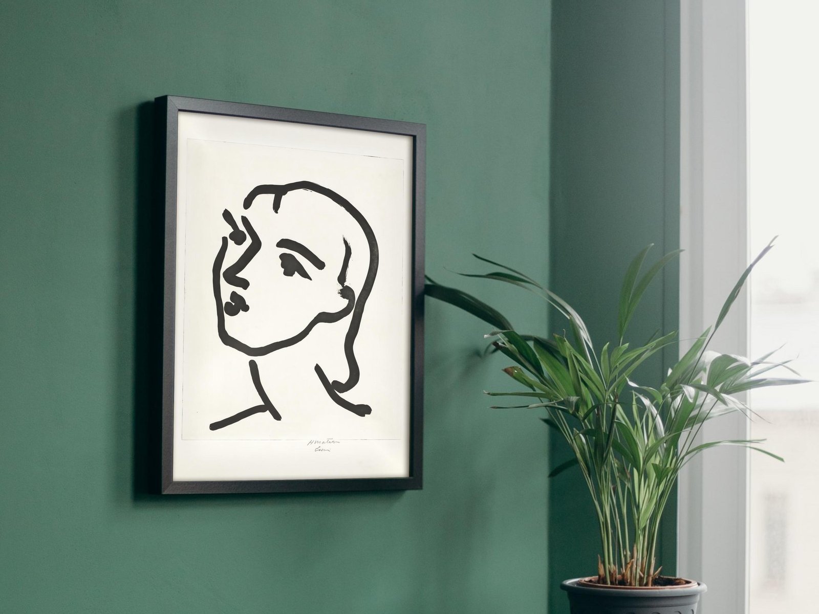 Nadia with the Smooth Hair by Henri Matisse, 1909, Expressionism and Fauvism, fine art print