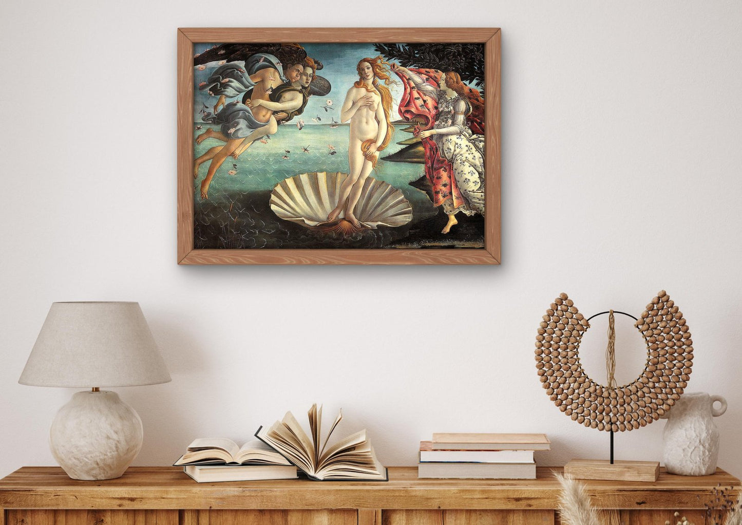 Birth of Venus by Sandro Botticelli, 1485, Renaissance, fine art print