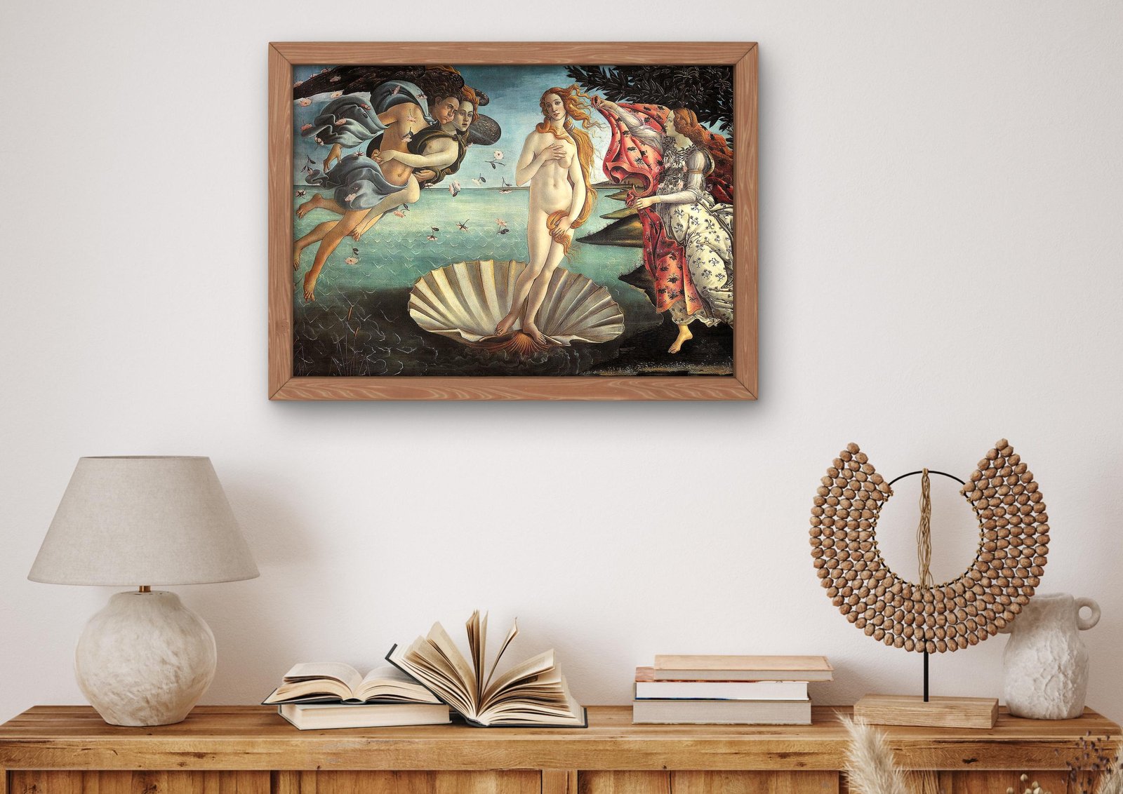 Birth of Venus by Sandro Botticelli, 1485, Renaissance, fine art print