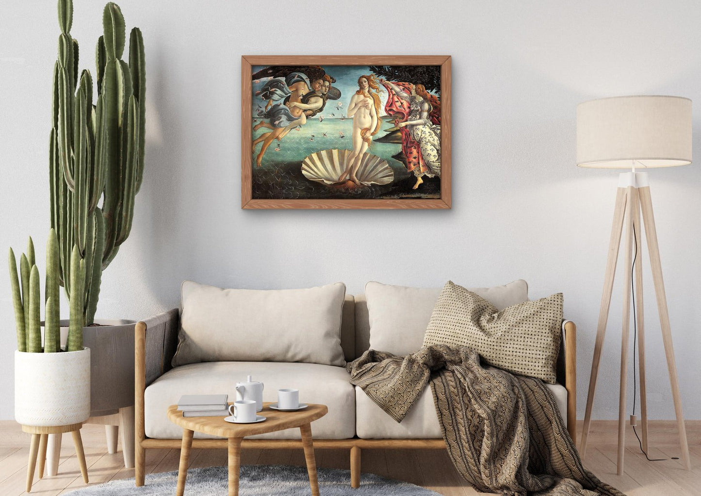 Birth of Venus by Sandro Botticelli, 1485, Renaissance, fine art print