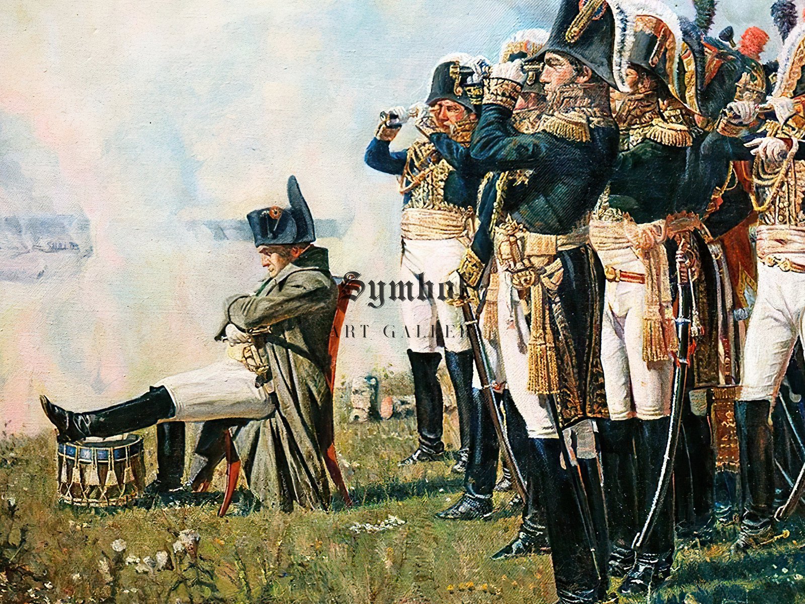 Napoleon near Borodino by Vasily Vereshchagin, 1897, Realism and Naturalism, fine art print