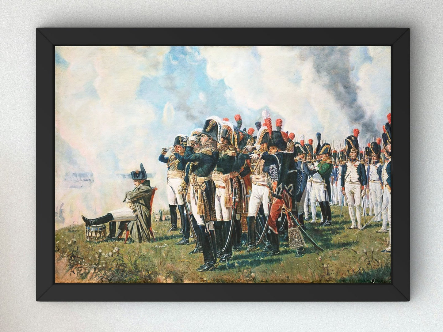 Napoleon near Borodino by Vasily Vereshchagin, 1897, Realism and Naturalism, fine art print