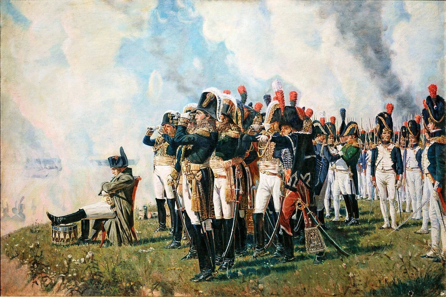 Napoleon near Borodino by Vasily Vereshchagin, 1897, Realism and Naturalism, fine art print