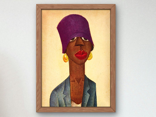Negro Drawings by Miguel Covarrubias, 1927, Art Deco and American Modernism, fine art print