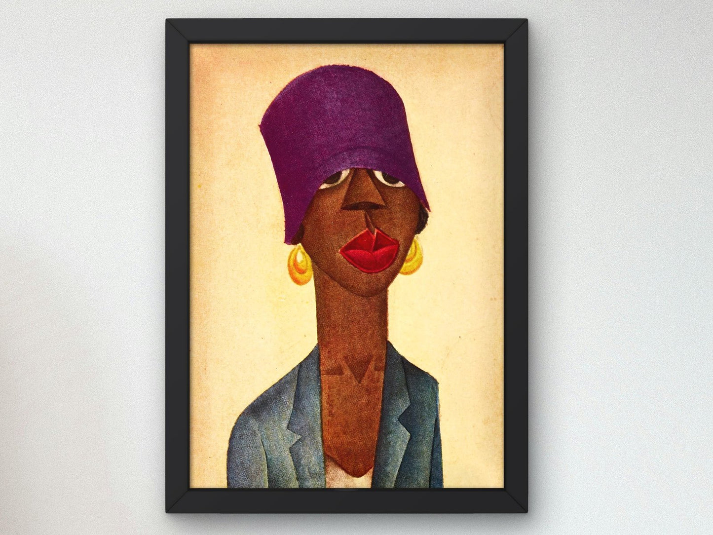 Negro Drawings by Miguel Covarrubias, 1927, Art Deco and American Modernism, fine art print