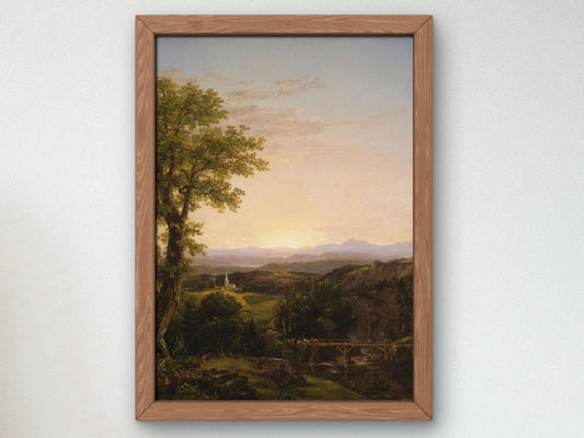 New England Scenery by Thomas Cole, 1839, Romanticism and Classical Landscapes, fine art print