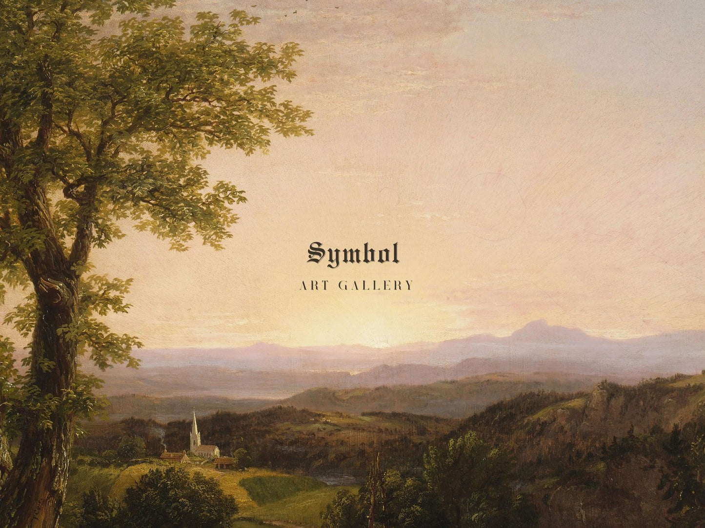 New England Scenery by Thomas Cole, 1839, Romanticism and Classical Landscapes, fine art print