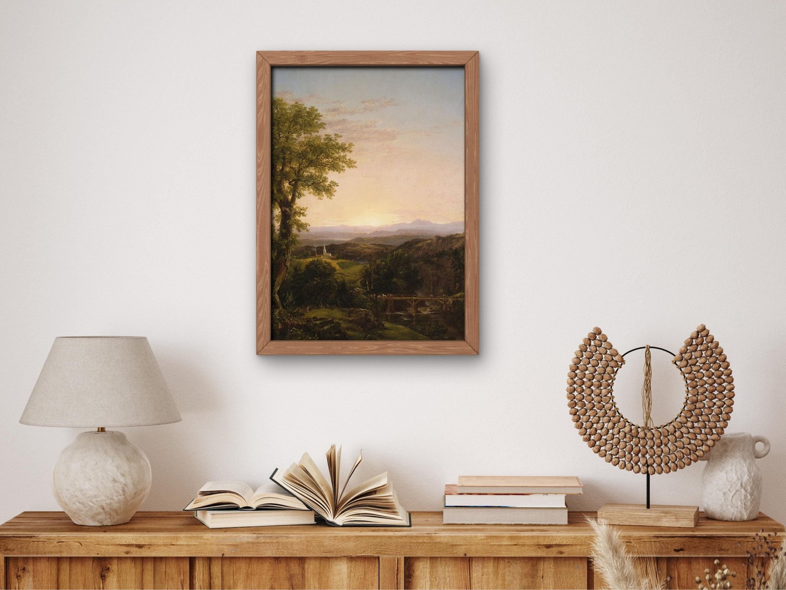 New England Scenery by Thomas Cole, 1839, Romanticism and Classical Landscapes, fine art print