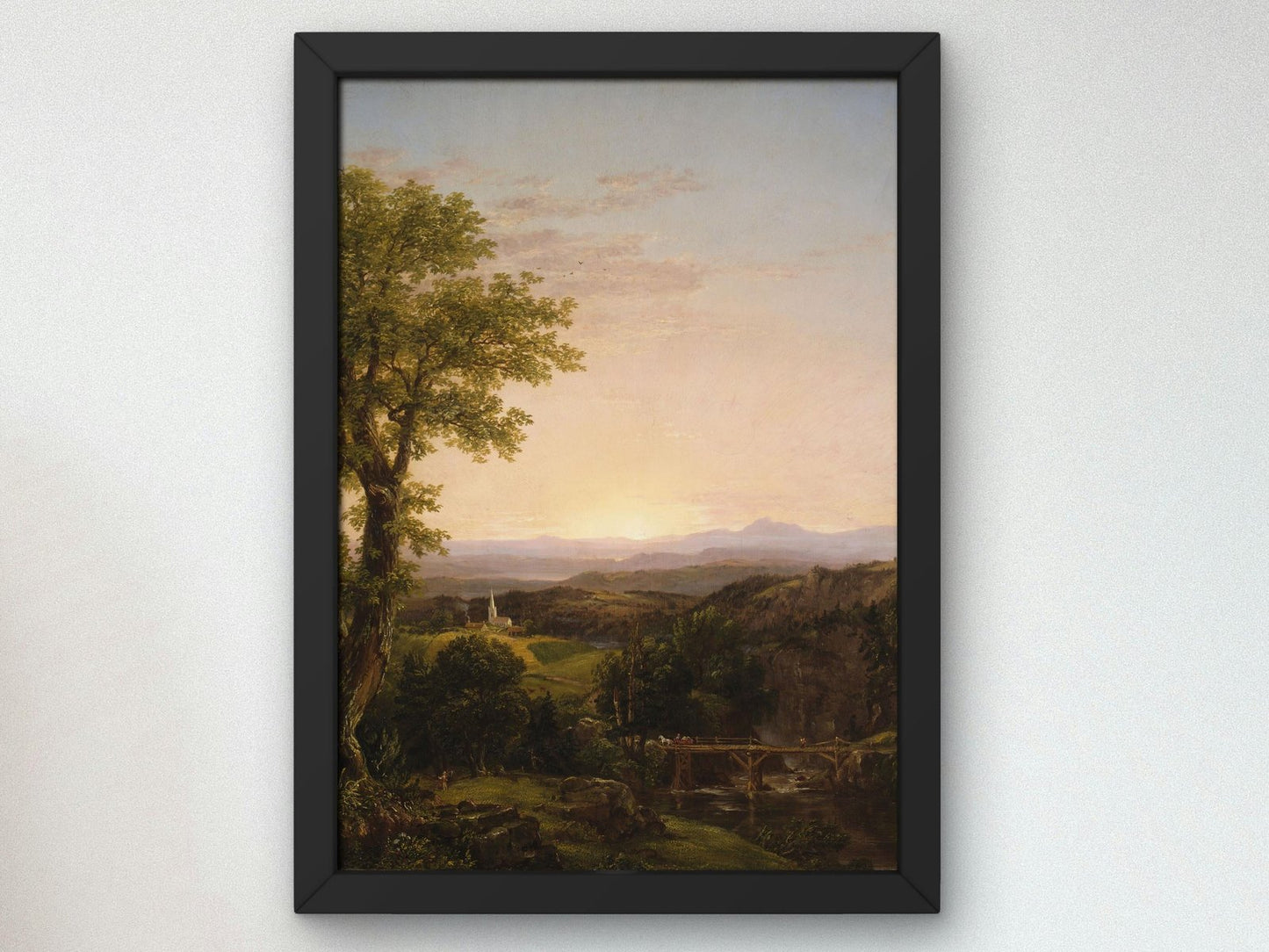New England Scenery by Thomas Cole, 1839, Romanticism and Classical Landscapes, fine art print