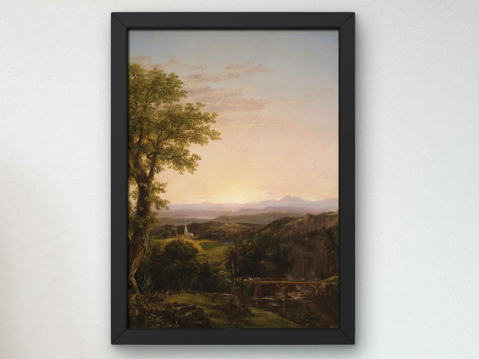 New England Scenery by Thomas Cole, 1839, Romanticism and Classical Landscapes, fine art print
