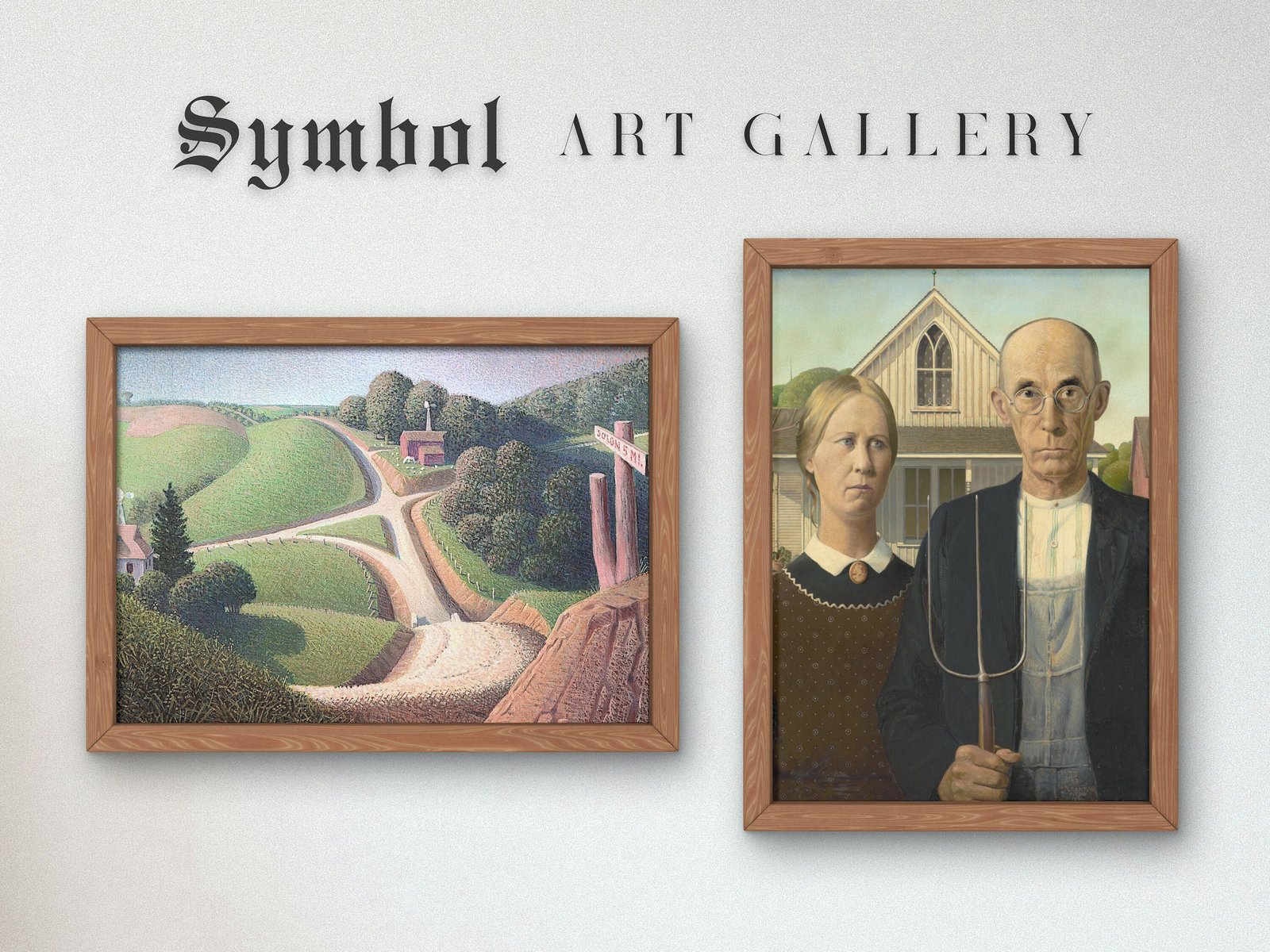 New Road by Grant Wood, 1939, Art Deco and American Modernism, fine art print