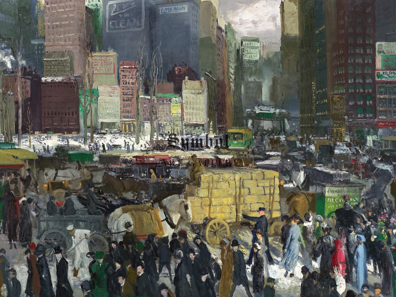 New York by George Bellows, 1911, Realism and Naturalism, fine art print