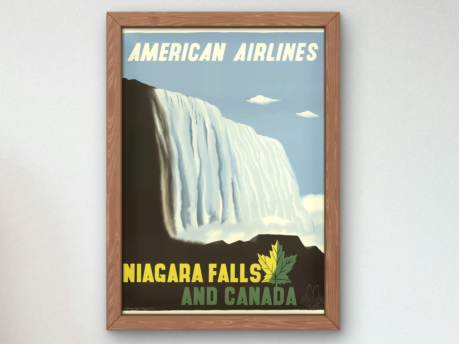 Niagara Falls by Edward McKnight Kauffer, 1925, Art Deco and American Modernism, fine art print