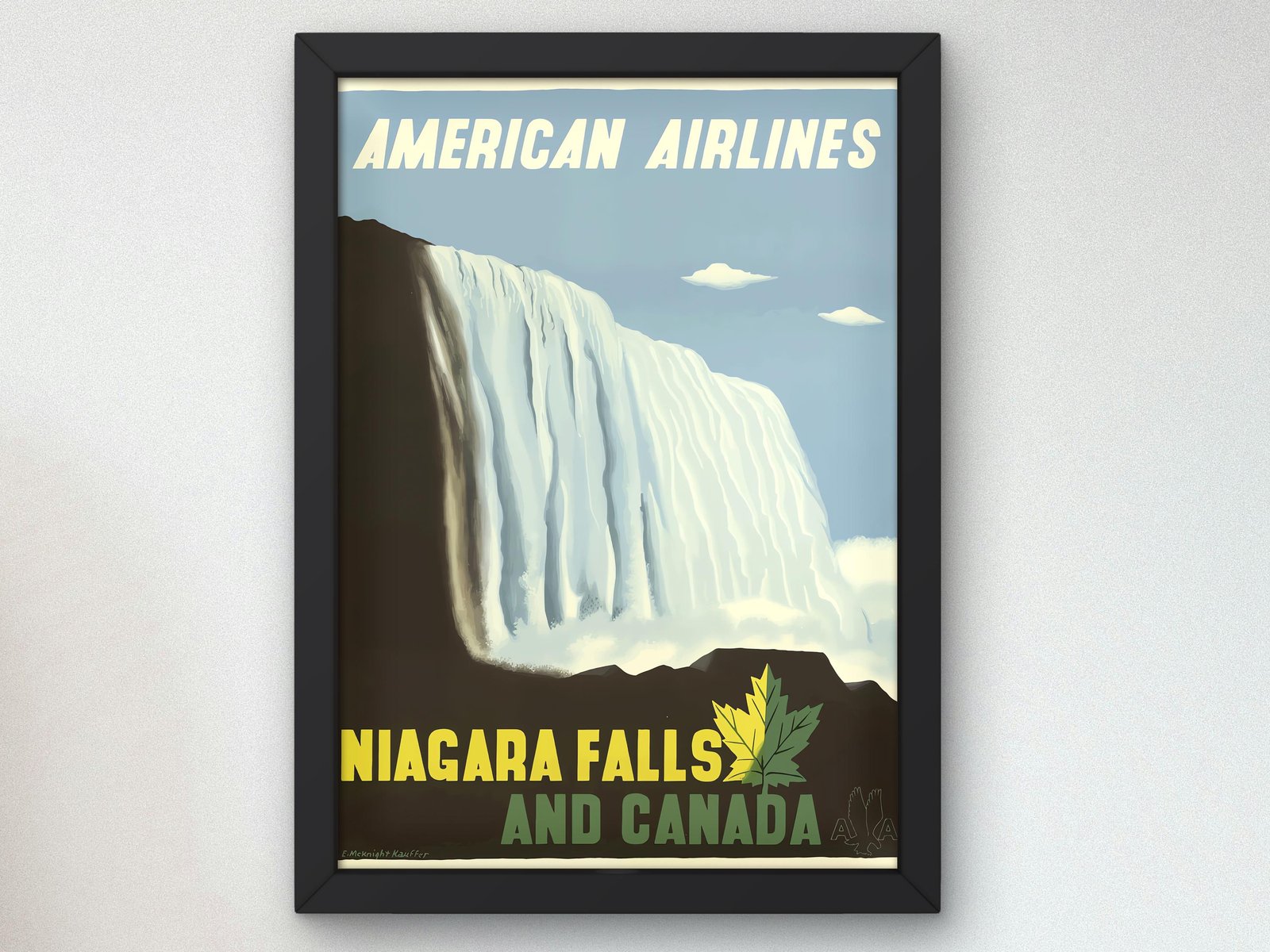 Niagara Falls by Edward McKnight Kauffer, 1925, Art Deco and American Modernism, fine art print