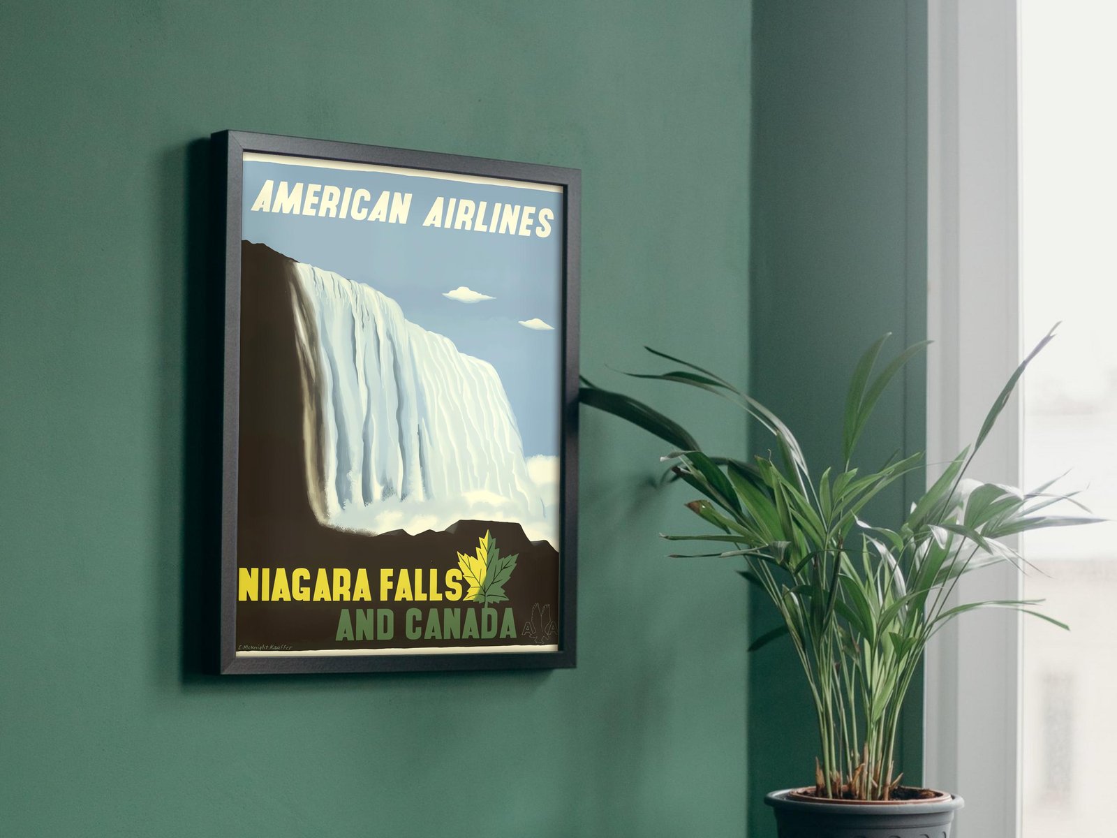Niagara Falls by Edward McKnight Kauffer, 1925, Art Deco and American Modernism, fine art print