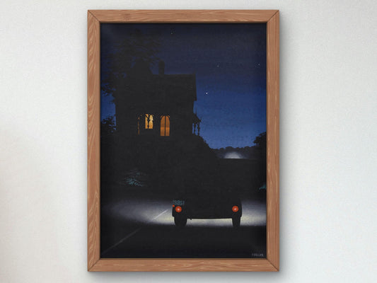 Night Scene by Charles Goeller, 1940, Art Deco and American Modernism, fine art print