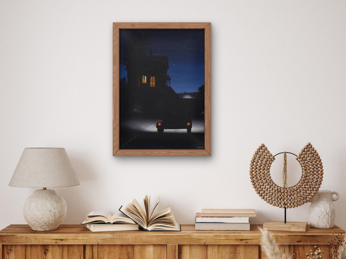 Night Scene by Charles Goeller, 1940, Art Deco and American Modernism, fine art print