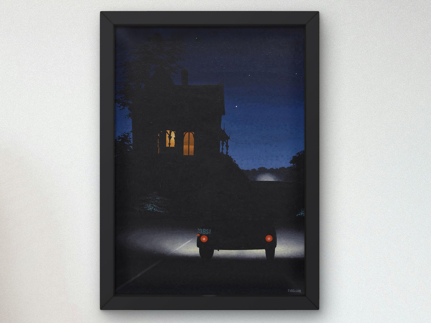 Night Scene by Charles Goeller, 1940, Art Deco and American Modernism, fine art print