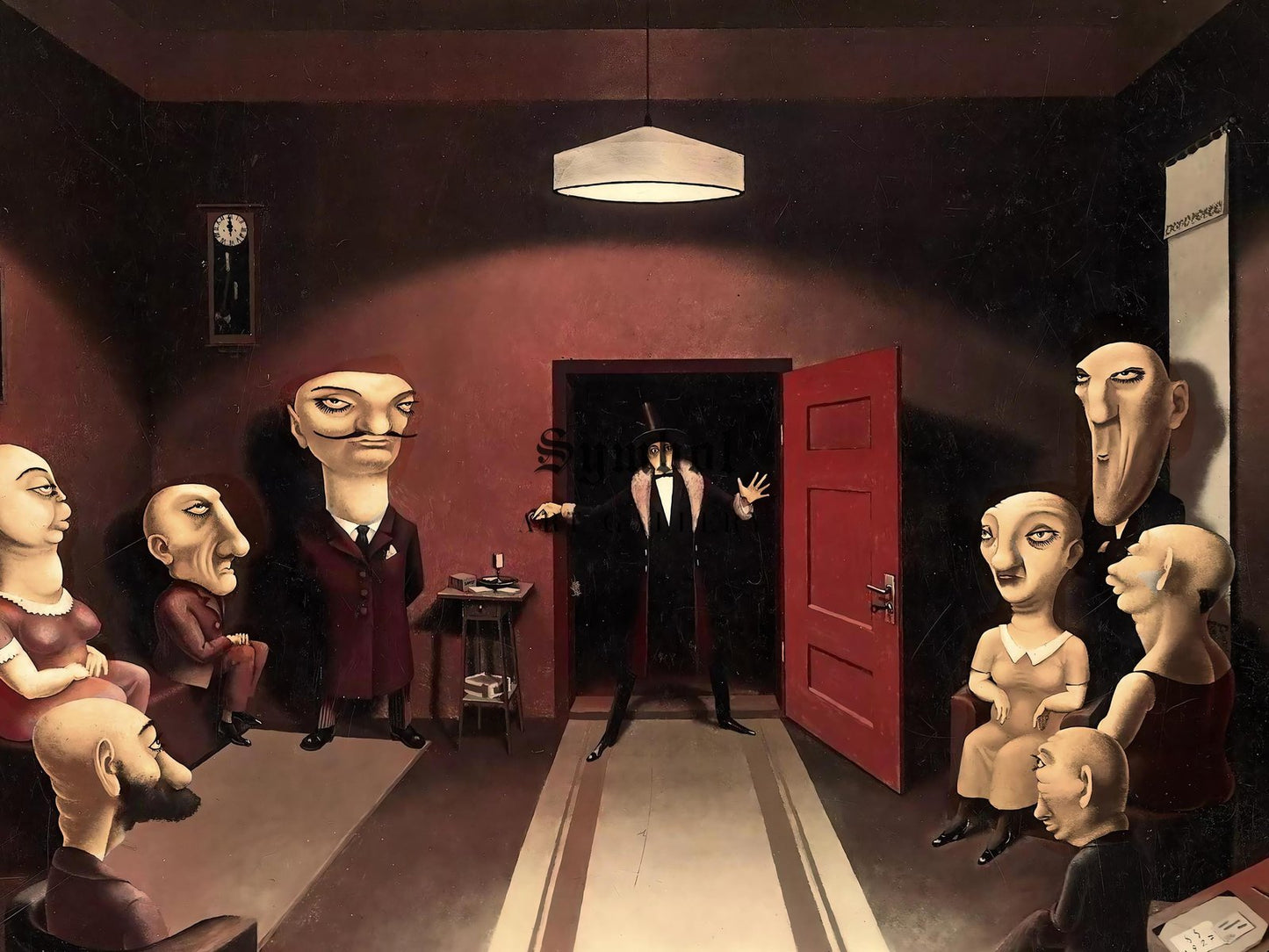 Nocturnal Homecoming by Franz Sedlacek, 1927, Expressionism and Fauvism, fine art print