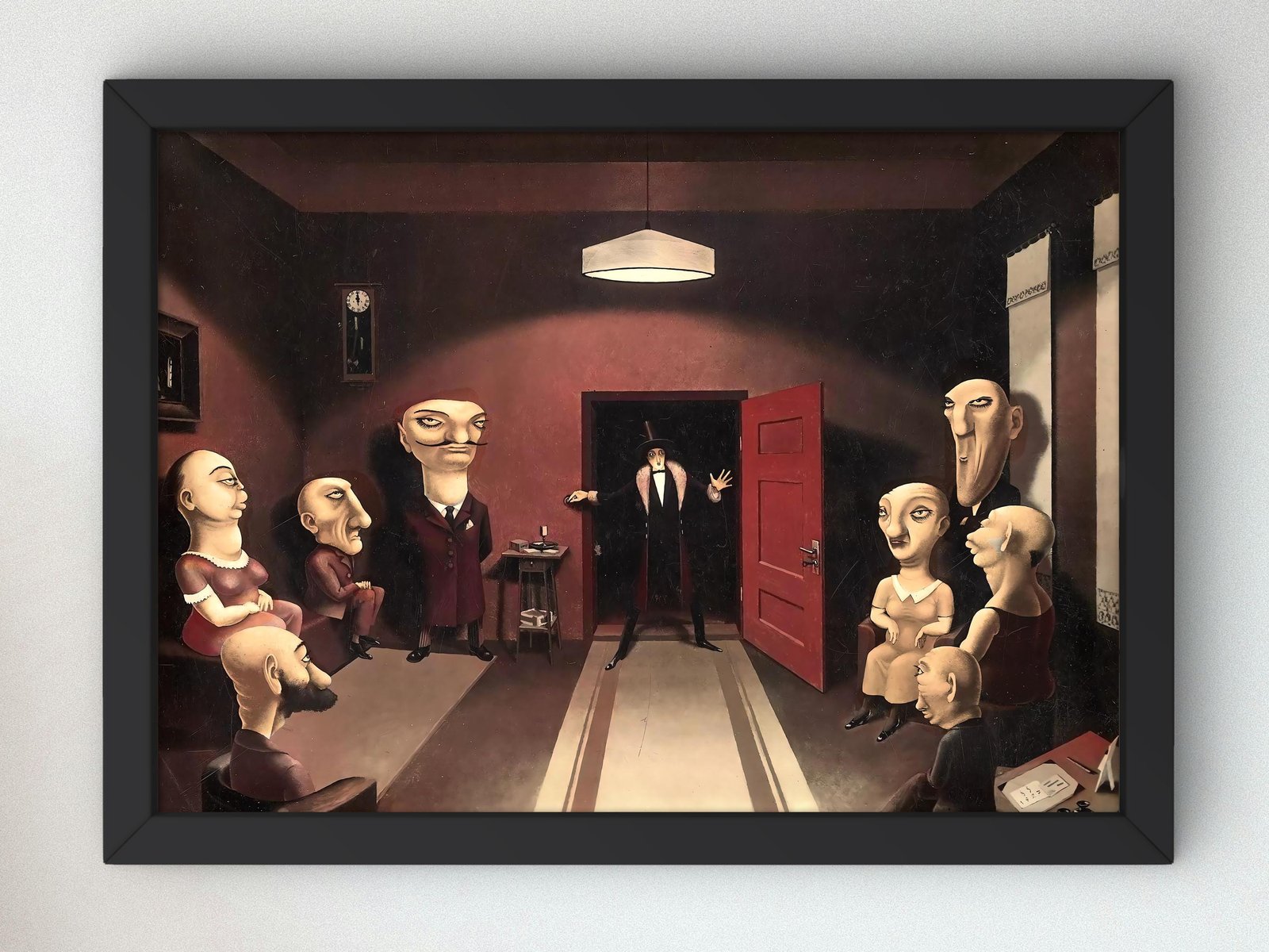 Nocturnal Homecoming by Franz Sedlacek, 1927, Expressionism and Fauvism, fine art print