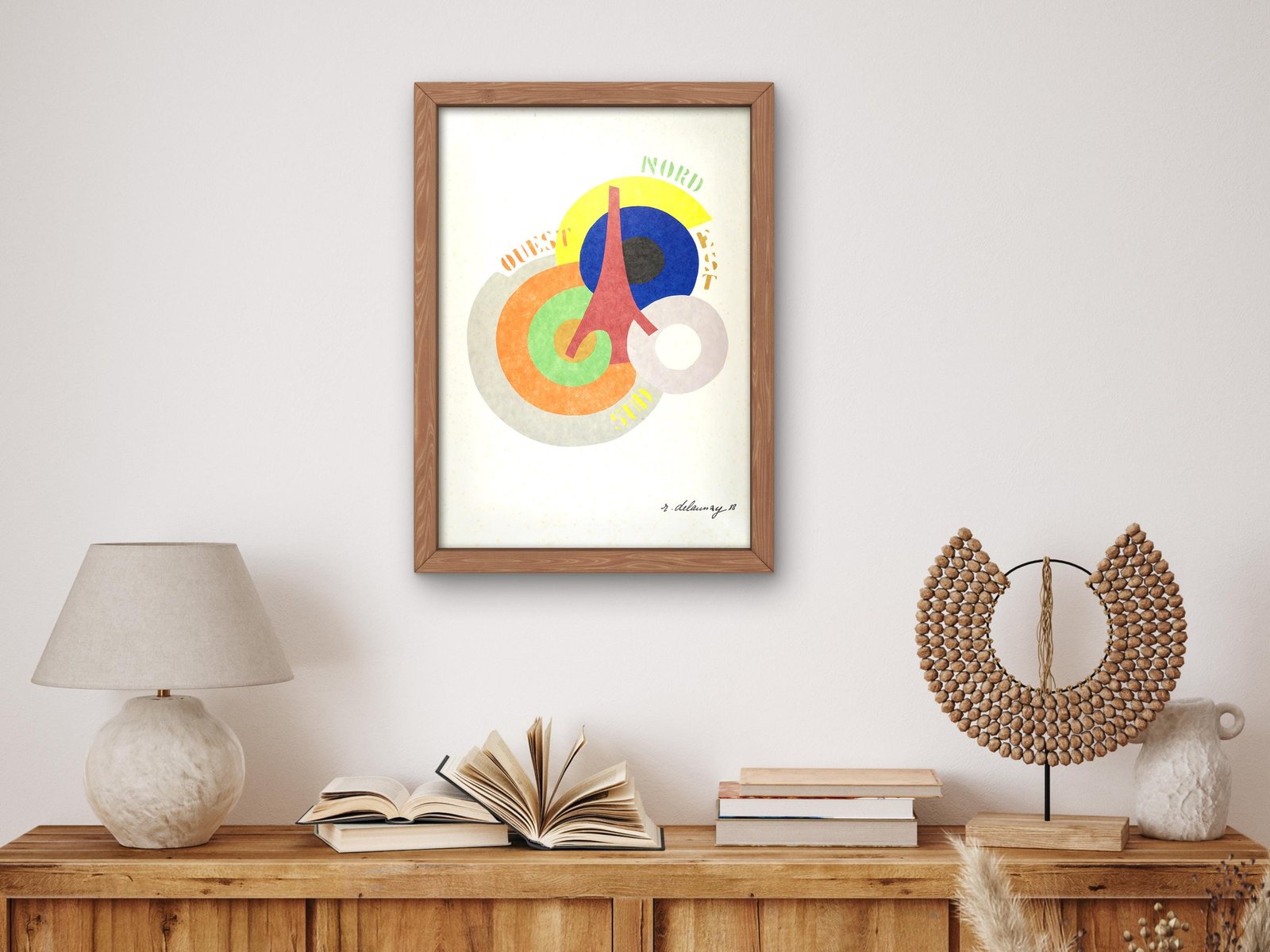 Nord Est Sud Ouest by Robert Delaunay, 1918, Cubism and Abstract Art, fine art print