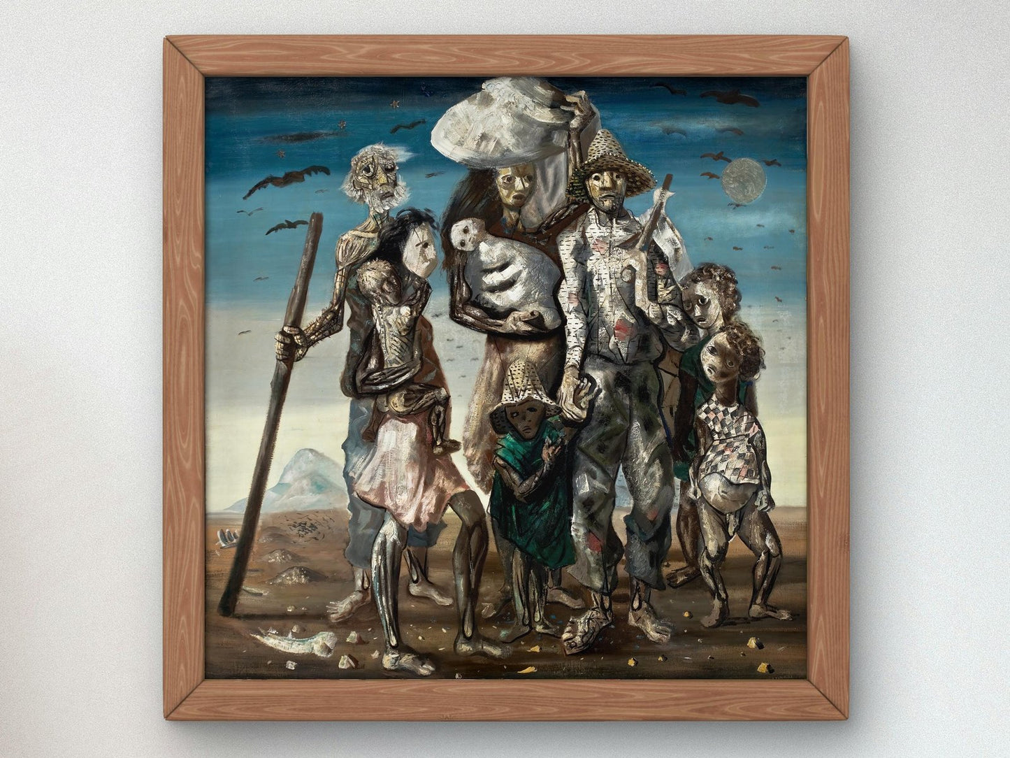 Northeastern Migrants by Candido Portinari, 1944, Expressionism and Fauvism, fine art print