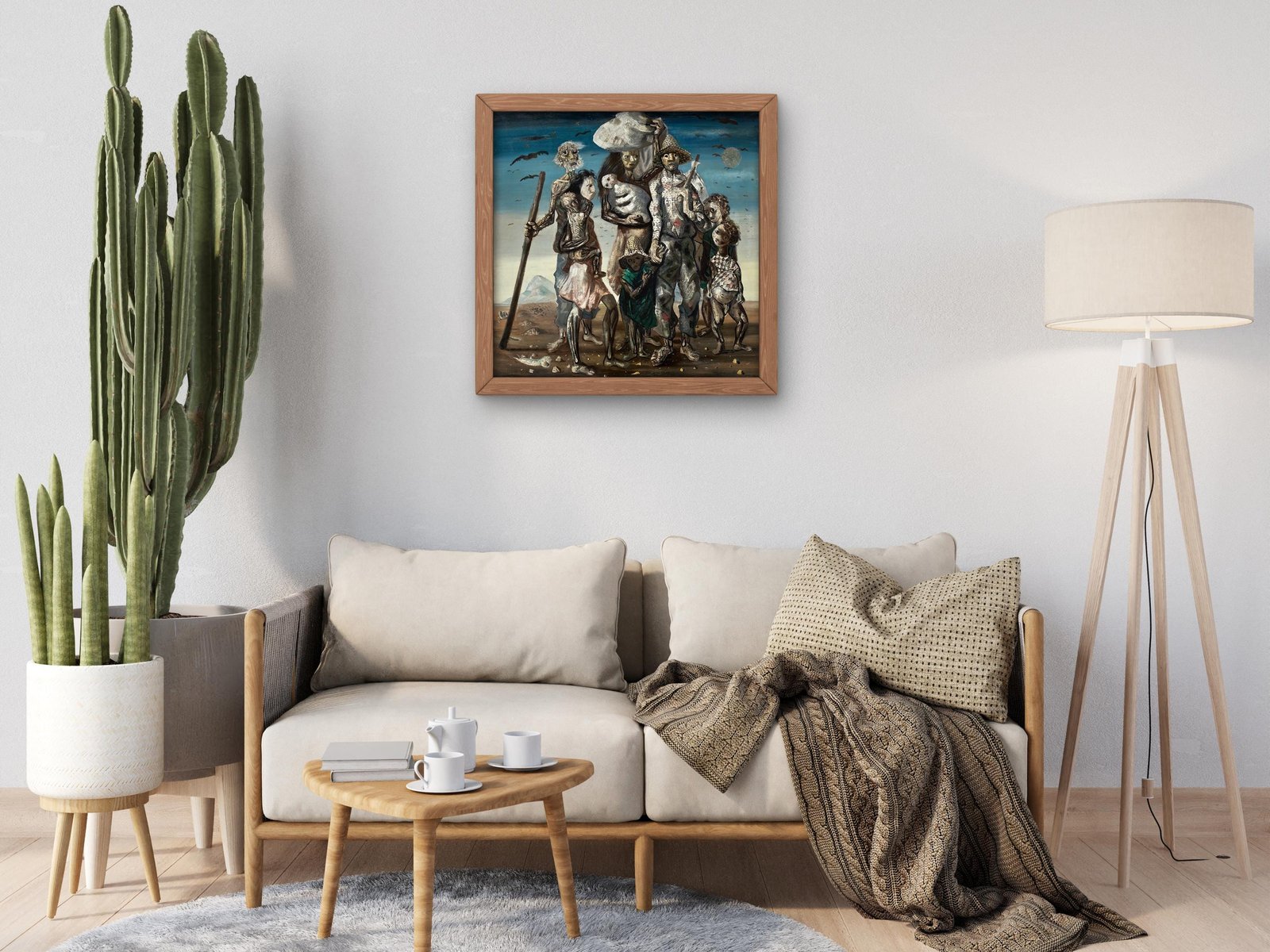 Northeastern Migrants by Candido Portinari, 1944, Expressionism and Fauvism, fine art print